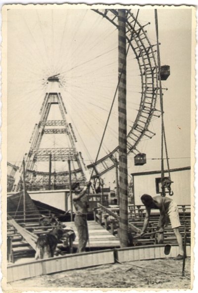 Zirkusaufbau 1946